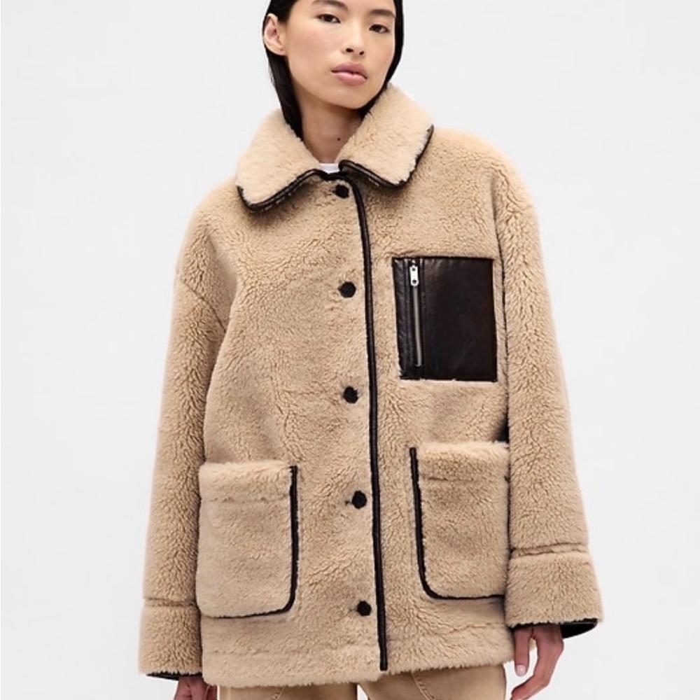 GAP Brown Shearling Jacket